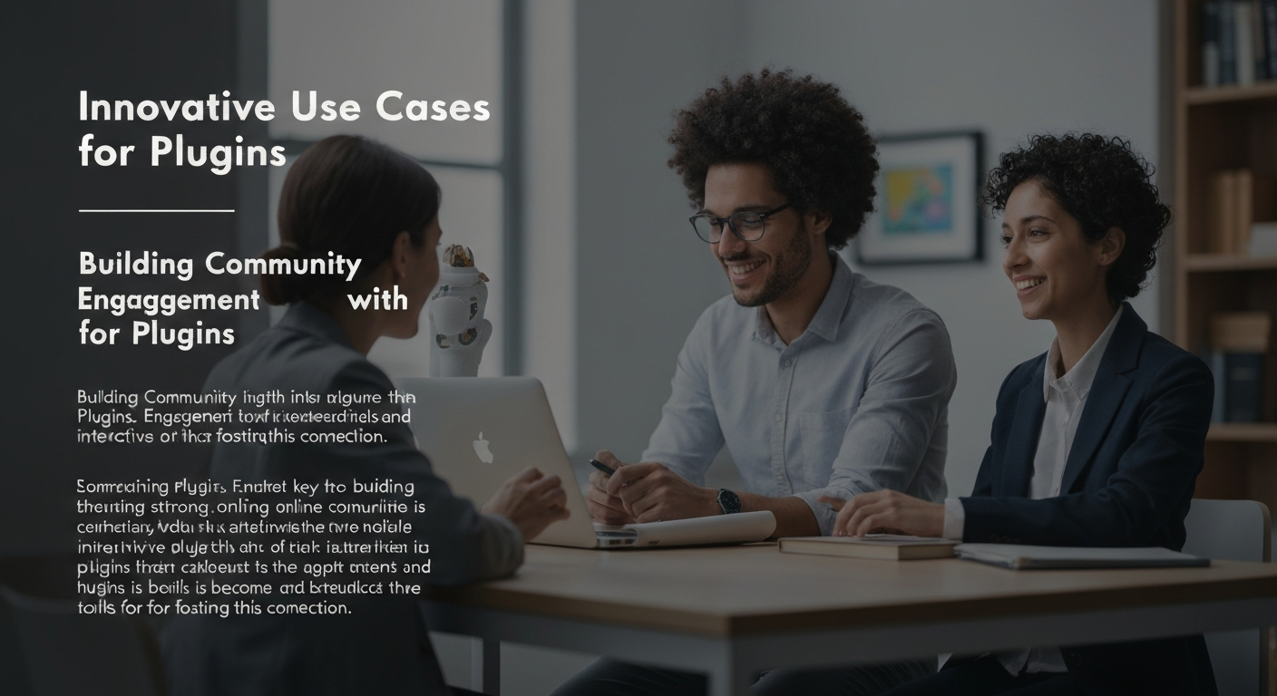 Building Community Engagement with Interactive Plugins